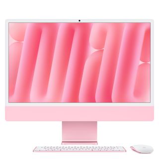 Apple Imac 24"retina Display 4,5k, Chip M4 con Cpu 10‑core, Gpu 10‑core, 16gb, 256gb Ssd, Rosa