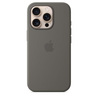 Apple Custodia Magsafe in Silicone per Iphone 16 Pro - Grigio Pietra