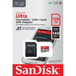 Sandisk Ultra 128 Gb Microsdxc Uhs-i Classe 10