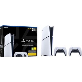 Console Playstation 5 Ps5 Slim 1tb Digital Version + 2 Dualsense Eu
