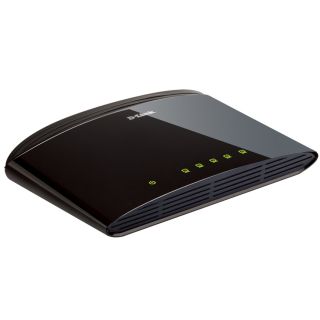 D-link Des-1005d Non Gestito Fast Ethernet (10/100) Nero