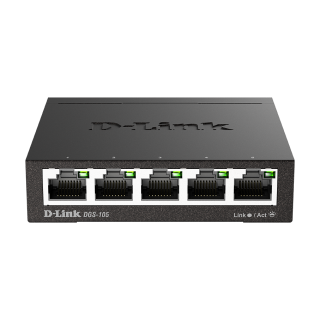 D-link Dgs-105 Non Gestito L2 Gigabit Ethernet (10/100/1000) Nero