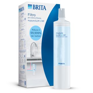 Brita Filtro per Mypure Slim V-mf, 1 Filtro (8000l) - Filtro di Ricambio per Il Sistema Filtrante