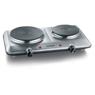 Severin Dk 1014 Acciaio Inox Superficie Piana Piastra Sigillata 2 Fornello(i)