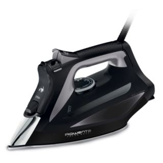 Rowenta Focus Excel Dw5320d1 Ferro da Stiro a Secco e a Vapore Piastra Solare Microsteam 400 Hd Laser 2700 W Nero, Grigio