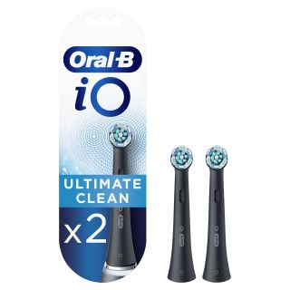Oral-b Io Ultimate Clean Io Testine di Ricambio Ultimate Clean Nere. 2 Pezzi