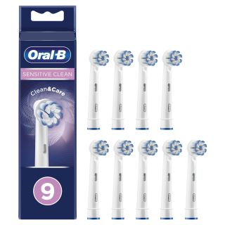 Oral-b Sensitive Clean Testine di Ricambio, Confezione da 9 Pezzi