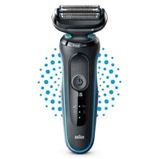 Braun Series 5 51-m1000s Rasoio Nero, Blu