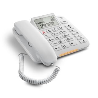 Gigaset Dl380 Telefono Analogico Identificatore di Chiamata Bianco