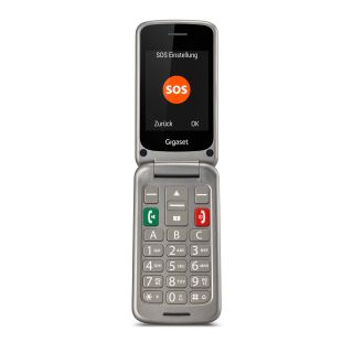 Gigaset Gl590 7,11 Cm (2.8") 113 G Argento Telefono per Anziani