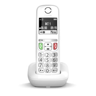 Gigaset E270 Telefono Dect Identificatore di Chiamata Bianco