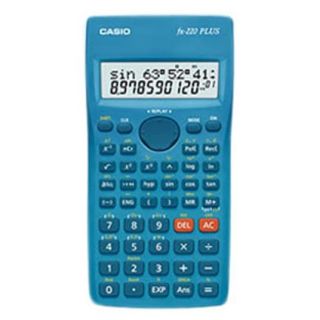 Casio Fx-220 Plus Calcolatrice Tasca Calcolatrice Scientifica Blu