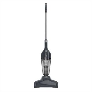 Black & Decker Nsva315j Scopa Elettrica Aspirapolvere a Bastone Batteria Secco Senza Sacchetto 0,4 L Antracite 1,5 Ah