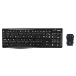 Logitech Mk270 Combo Tastiera e Mouse Wireless per Windows, 2,4 Ghz Wireless, Mouse Compatto, 8 Tasti Multimediali e di Scelta Rapida, Durata della Batteria 2 Anni, per Pc, Laptop