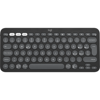 Logitech Pebble Keys 2 K380s Tastiera Universale Rf Senza Fili + Bluetooth Qwerty Italiano Grafite