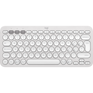 Logitech Pebble Keys 2 K380s Tastiera Universale Rf Senza Fili + Bluetooth Qwerty Italiano Bianco
