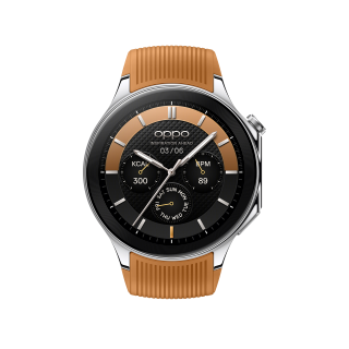 Oppo Watch X, Display Amoled da 1.43’’, Bluetooth 5.0 Ble, Gps, Nfc, Wearos 4, Doppio Processore Qualcomm, Android, Ricarica Rapida 0-100% 60min, 100 Ore di Autonomia, Rom 32gb [versione Italiana], Mars Brown