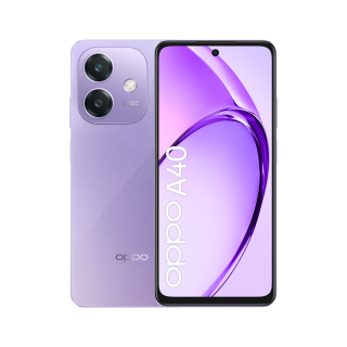 Oppo A40 Smartphone, Fotocamera Ai 50mp, Selfie 5mp, Display 6.67” 90hz Lcd Hd+, 5100mah, Ram 4 Esp 8gb (+4gb Virtuali) +rom 128gb, Ip54, [versione Italia], Starry Purple