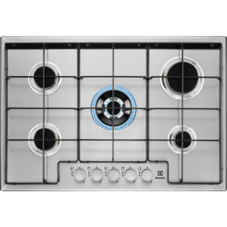 Electrolux Egs7534x Acciaio Inox da Incasso 75 Cm Gas 5 Fornello(i)