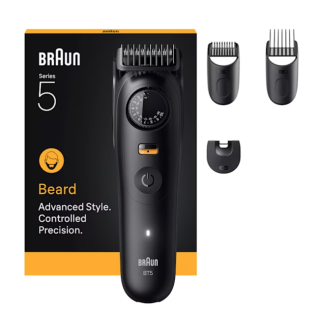 Braun Beardtrimmer 9 Bt5520 Regolabarba Batteria 40 2 Cm Bagnato e Secco Nero