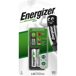 Energizer Mini Charger Carica Batterie Ac