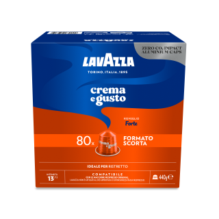 Lavazza Capsule Compatibili Nespresso Crema e Gusto Forte, 80 Capsule