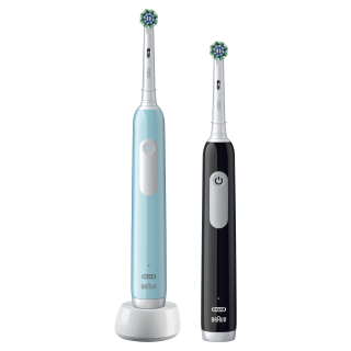 Oral-b Pro 1 Pro1crsduo Spazzolino Elettrico Adulto Spazzolino Rotante-oscillante Nero, Turchese, Bianco
