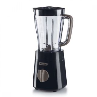 Ariete 576 Frullatore Breakfast, Frullatore, 500w, 4 Lame in Acciaio Inox, 2 Velocità + Funzione Pulse, Capacità 1,5 L, Piedini Antiscivolo, Coperchio Superiore, Dark & Sahara Grey