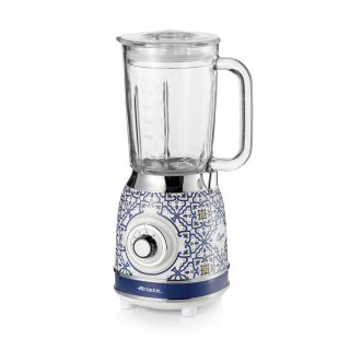 Ariete 583 Frullatore Capri con Tazza in Vetro da 1,5 Litri, 4 Lame in Acciaio Inox, 4 Velocità + Pulse,1000 Watt