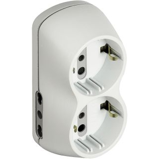 Bticino S3614d Adattatore per Presa di Corrente Tipo L (it) Bianco