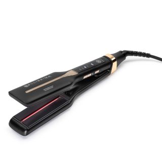 Bellissima Imetec Absolute, Piastra per Capelli Professionale con Piastre 4xl, Infrarossi e Tecnologia a Ioni, Controllo del Calore, Rivestimento in Ceramica e Cheratina, 4 Temperature, Beauty Bag