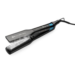 Bellissima Piastra a Vapore Imetec Steam Elixir Style Expert, Capelli Lisci Senza Danni, Ceramica&argan Oil, 4 Temp.