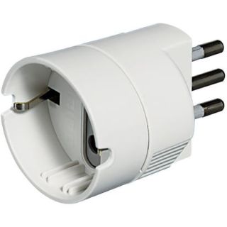 Bticino S3623d Adattatore per Presa di Corrente Bianco