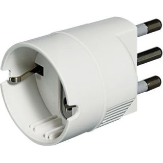 Bticino S3624d Adattatore per Presa di Corrente Bianco