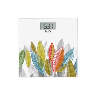 Laica Ps1076 Quadrato Multicolore, Bianco Bilancia Pesapersone Elettronica