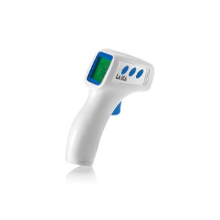 Laica Th1003 Termometro Digitale per Corpo Rilevazione da Remoto Bianco Fronte Pulsanti