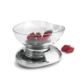 Laica Lc7107 Bilancia da Cucina Cromo Superficie Piana Ovale Bilancia da Cucina Meccanica