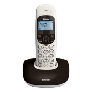 Brondi Nice Telefono Dect Identificatore di Chiamata Nero