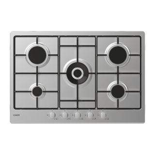 Candy Timeless Cel7p4wx Acciaio Inox da Incasso 74.5 Cm Gas 5 Fornello(i)