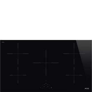 Smeg Universal Si2951d Piano Cottura Nero da Incasso 90 Cm Piano Cottura a Induzione 5 Fornello(i)