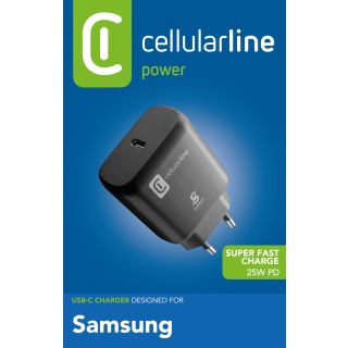 Cellularline Super Fast Charger 25w - Samsung