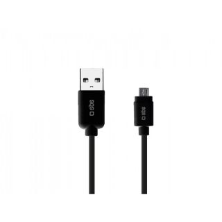 Sbs 1m Usb2.0/microusb Cavo Usb Usb a Micro-usb a Nero