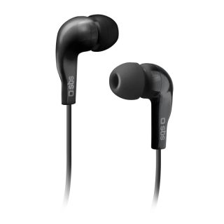Sbs Auricolari Filo Stereo In-ear Studio Mix 10, Jack 3,5 Mm con Microfono e Tasto Alla Risposta