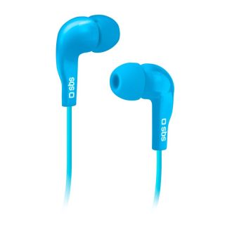 Sbs Auricolari Filo Stereo In-ear Studio Mix 10, Jack 3,5 Mm con Microfono e Tasto Alla Risposta