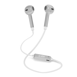 Sbs Bt700 Auricolare Wireless Passanuca Musica e Chiamate Bluetooth Argento