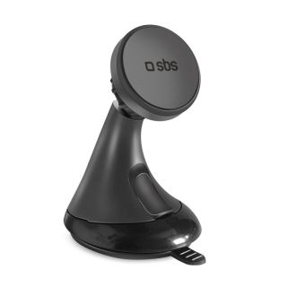 Sbs Wind Wide - Supporto Auto Orientabile per Telefono con Fissaggio a Ventosa