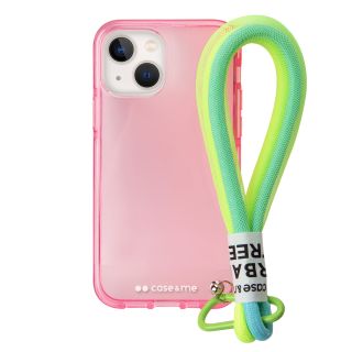 Sbs Cmcovfluoip1461p Custodia per Cellulare 15,4 Cm (6.06") Cover Rosa, Translucent
