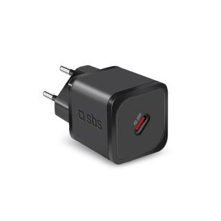 Sbs Tetrgan1c30w Caricabatterie per Dispositivi Mobili Cuffie, Computer Portatile, Smartphone, Orologio Intelligente, Tablet Nero Ac Ricarica Rapida Interno