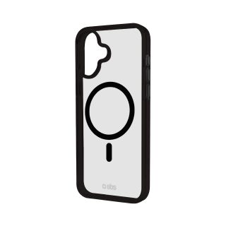 Sbs Mag Frame Custodia per Cellulare 15,5 Cm (6.1") Cover Nero, Trasparente