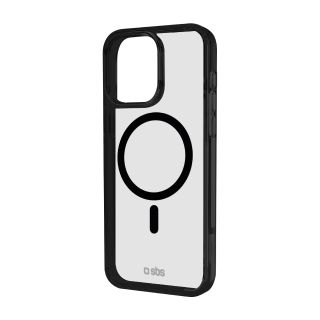 Sbs Mag Frame Custodia per Cellulare 16 Cm (6.3") Cover Nero, Trasparente